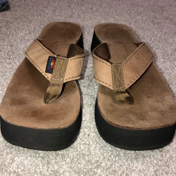 Rainbow Shoes - Rainbow Flipflops